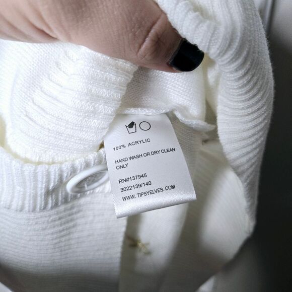 Tipsy Elves Tree Skirt Sweater Large Christmas - Picture 5 of 7